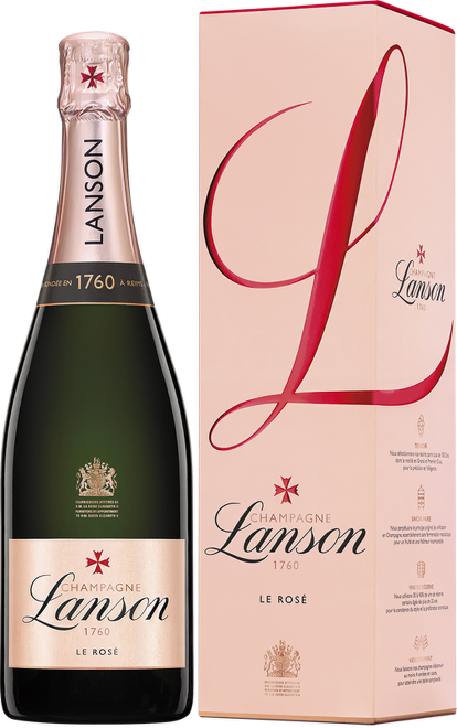 Lanson Le Rosé Label Brut box 0,75l
